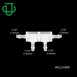 Conector de manguera en forma de T, con forma de cruz, de 4 vías, tipo TT, para suministro de agua a baja presión, moldeado por inyección - Product Image 3
