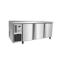 Table de refroidissement par air de réfrigérateur d'établi d'acier inoxydable à température unique d'équipement de cuisine commerciale