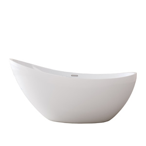 <span class=keywords><strong>Bañera</strong></span> de Lujo Moderna y Económica, en Forma de Huevo, de Acrílico Virgen, Independiente, sin Juntas, Blanca, para Baño y Ducha - Product Image 4