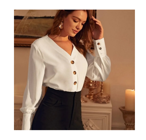 Low Price Bishop Sleeve Blouse Stylish Puff Sleeve Design