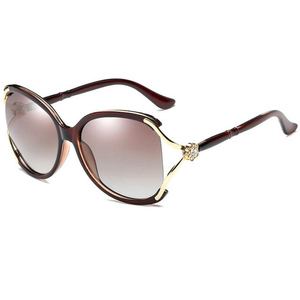 Gafas de Sol Extra Grandes de Moda 2026 para Mujer, Montura Roja con Protección UV400 y <span class=keywords><strong>Lentes</strong></span> Polarizadas - Product Image 4