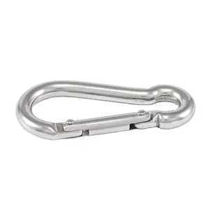 נירוסטה 304 אביב הצמד וו קרבין קליפ Carabiner מתכת הצמד וו כיכר Carabiner