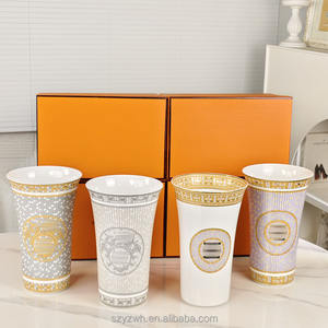 <span class=keywords><strong>Vase</strong></span> en céramique de luxe léger pour décoration d'entrée de maison Décoration de bureau pour salle de banquet <span class=keywords><strong>Vase</strong></span> de bureau - Product Image 2