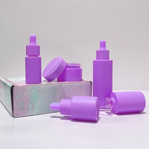 Envase de Lujo para Lociones, Botella de Vidrio de 1oz con Gotero para Aceites, Envases Cosméticos, Frasco de Vidrio para Cremas - Product Image 2