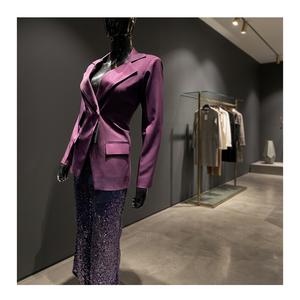 Trend Inspired Summer Casual Windproof Waterproof Quick Dry Full Length Full Sleeve Asymmetrical Collar Pants <b>Blazer</b> <b>Set</b> Women - Product Image 3