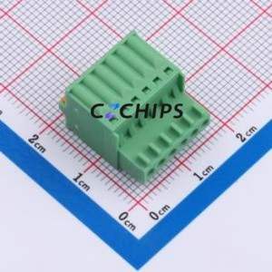 1881367 Plug-in Terminal Block Connector ( Pitch: 2.5mm )( Color: Green )( Total PIN Count: 6P )( Number of Rows: 1 ) - Product Image 2