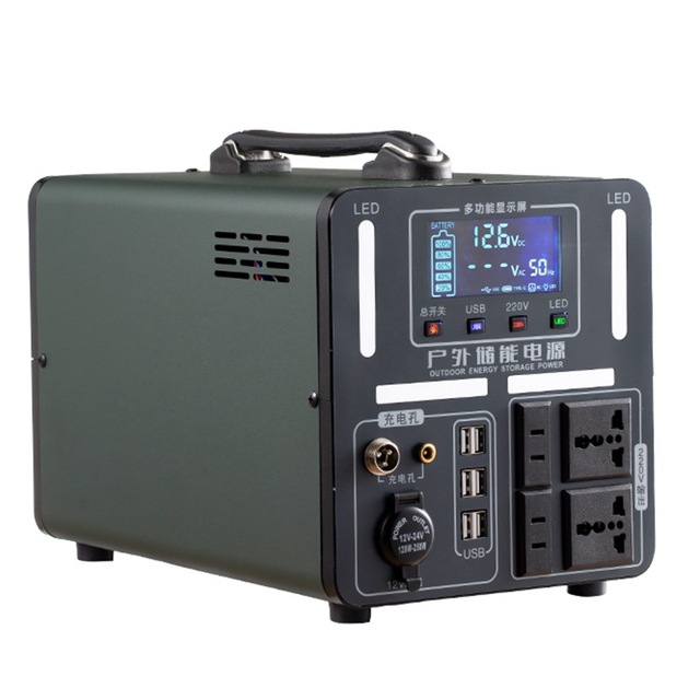 220V Flexible Outdoor Mobile Energy Storage System Metal Large Capacity Emergency Power Supply & Charging Station All Seasons