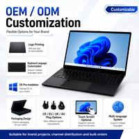 Fabricant OEM ODM Logo Core I7 Win 10 Pro Laptop avec 3-Cell 5000mAh CPU English Keyboard New Computer Laptops