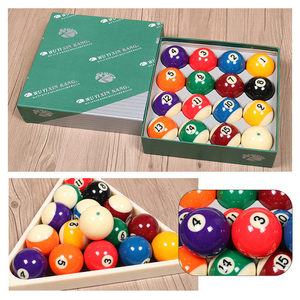 Juego de 16 Bolas de Billar y Snooker de Resina Verde 4A - Product Image 5