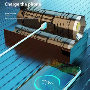 Outdoor Super Bright <b>High</b> <b>Power</b> Long Range Type-C Fast Charging Ultra Battery Life Zoomable LED IP68 Camping Flashlight - Product Image 4