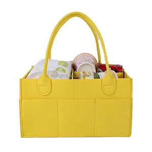 Tas penyimpanan popok bayi multifungsi, tas keranjang penyimpanan popok bayi, tas popok ibu, organizer caddy