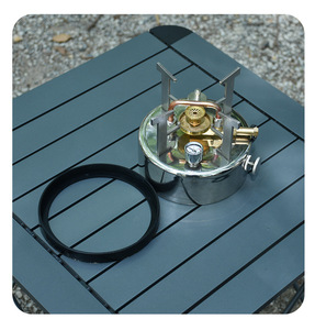 Réchaud à alcool auto-pressurisé en acier inoxydable, anti-explosion, pour le camping, les pique-niques et les activités en haute altitude - Product Image 2