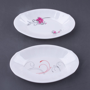 Vajilla de <span class=keywords><strong>Melamina</strong></span>, Plato de Plástico en Forma de Barco, Plato Pequeño Blanco con Diseño Creativo, Plato Rectangular, Fabricante - Product Image 6