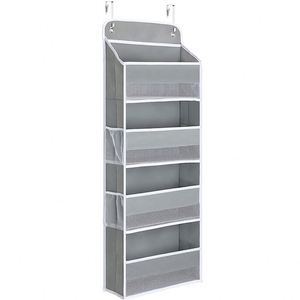 Houseware Folding 4 Pocket Non-woven Over the Door <b>Storage</b> Organizer <b>Hanging</b> <b>Wall</b> Closet <b>Storage</b> Bag Organizer - Product Image 2