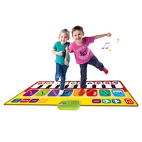 Faltbare rutsch feste Klavier matte Kind elektronische Musik Teppich berührungs empfindliche Tanz Lern decke Früher ziehung Spielzeug für Kleinkinder