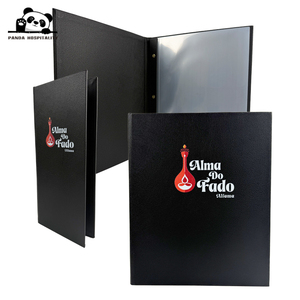 Ensemble de couvertures de menu en cuir PU de style moderne et simple pour café, restaurant, menu de boissons et cocktails, présentoir de table - Product Image 1