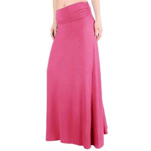 Custom High Waist Cotton Casual <b>Pleated</b> <b>maxi</b> <b>skirt</b> Formal Office Elegant Long satin <b>skirt</b> Solid Color Comfortable ruffle <b>skirt</b> - Product Image 5