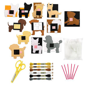 Nuovo Stock di alta qualità fai da te Set di cucito per animali di pezza educativo Set di cucito educativi per bambini giocattoli artigianali - Product Image 4