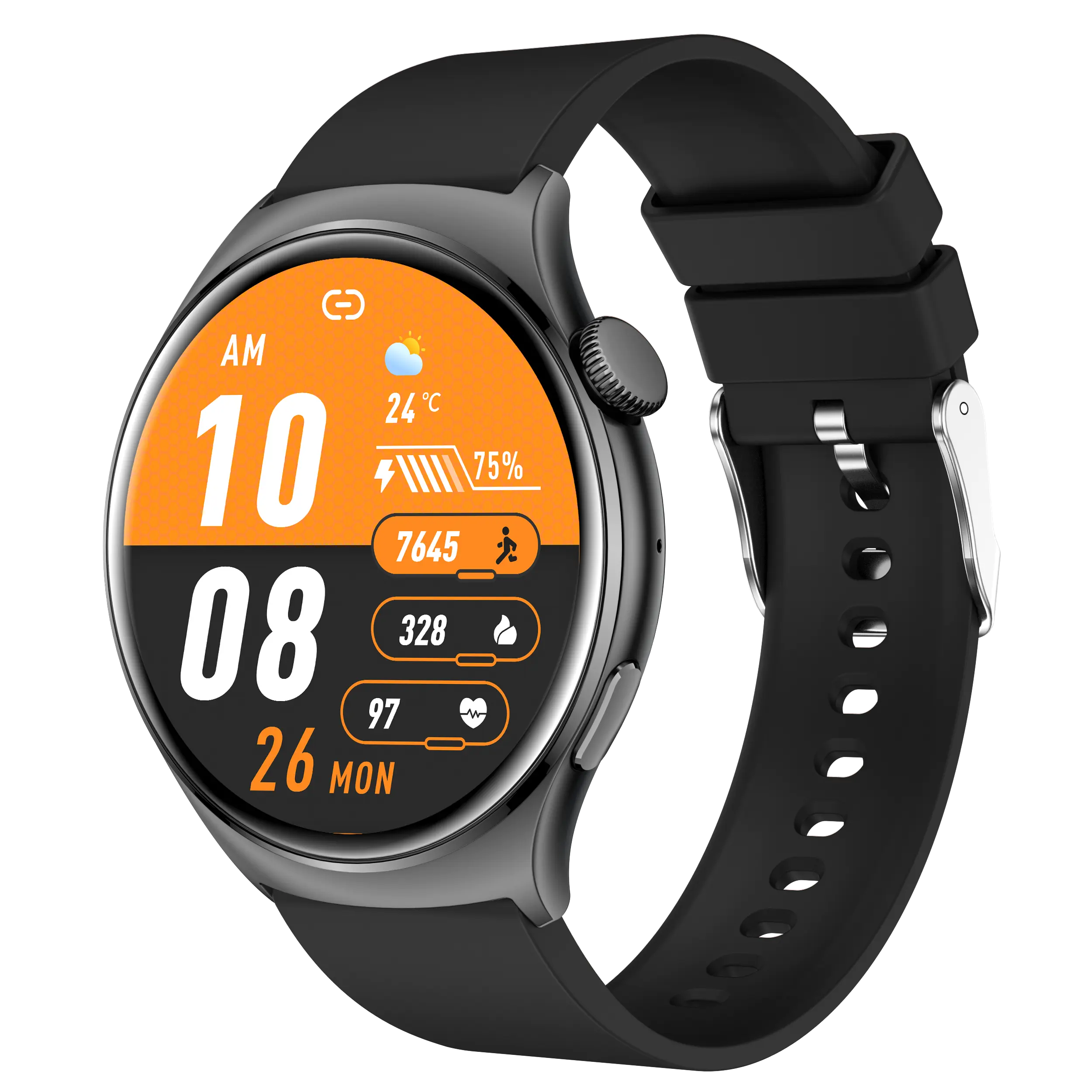 Orologio intelligente Amoled QX10 1.43 "466*466 SOS BT chiamata femminile frequenza mestruale frequenza cardiaca SpO2 monitoraggio orologi Fitness