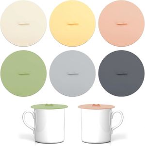 Couvercles de tasses en silicone durables, anti-poussière et hermétiques, pour vente en gros, cadeaux promotionnels d'entreprise - Product Image 1