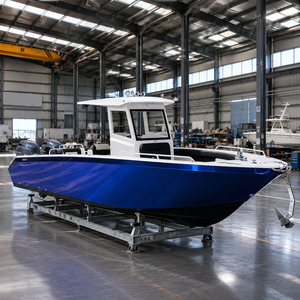 Bote <span class=keywords><strong>de</strong></span> Pesca <span class=keywords><strong>de</strong></span> Aluminio <span class=keywords><strong>de</strong></span> 27 pies con Certificación CE, Consola Central, 3270 kg, Viveiro, Portátil, Impermeable, para Aguas Profundas - Product Image 3