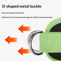 Sangle de cheville pour entraînement des mollets, bande de résistance en latex, attache pour machine à câble, sangle de cheville et de pied pour exercices des jambes