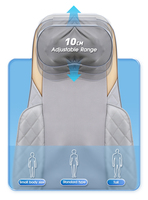 Le modèle le plus vendu électrique Accueil colonne cervicale pétrissage cou et dos masseur chaise masseur matelas de massage complet du corps