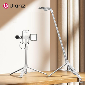 Ulanzi TT 88ขาตั้งโทรศัพท์ขาตั้งกล้องเซลฟี่ที่จับสำหรับ TikTok สำหรับ <span class=keywords><strong>YouTube</strong></span> การถ่ายภาพเดสก์ท็อปที่ยึดโทรศัพท์แบบพกพาจอแสดงผลระยะไกล - Product Image 4