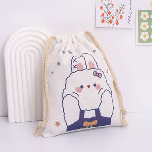 Bolsa de Tela de Algodón con Cordón, Personalizada, Ecológica, Reciclada, con Logotipo Personalizado, Colorida y Suave - Product Image 4
