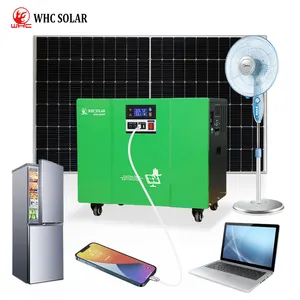 Whc Solar 5000W Solar Generator Power Station Solar LiFePO4 Energy Storage Outdoor Power Supply