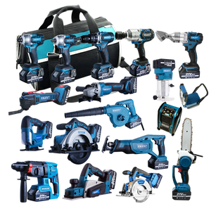 Bộ dụng cụ điện cầm tay gia dụng EKIIV 20v 8 món/18 món, tất cả trong một, không dây, sử dụng pin Lithium - Product Image 1