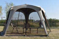Le Pavillon Parasol à Ouverture Rapide en Dôme Pentagonal, Tente d'Extérieur Pliante Portable, Abri Parasol Imperméable pour le Camping