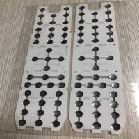 Keypad Membran Grafis Logam Kustom PET PC dengan Sakelar Dome, Pencetakan Panduan Cahaya, Tinta, Lapisan Ganda, Rangkaian Dome, dan Sensasi Taktil