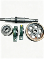 Roda Penyeimbang Besi 20KG, Flywheel Besar, Pulley Timing Diameter 360MM, Diameter Pitch, Set Lengkap, Gerakan Perpetual Aksial
