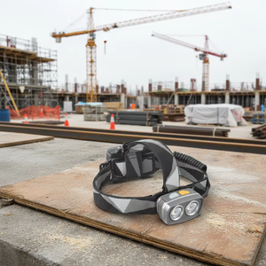 390lm High CRI Dual <b>Light</b> Headlamp IP64 Head Torch with Red LED Night Vision 2m Drop-proof Headlight for Outdoor Work Camping - Product Image 1