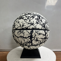 Ballon de basketball holographique lumineux à motif de branches, antidérapant, durable, pour adultes et étudiants, fabriqué en Chine