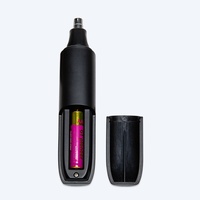 Tondeuse électrique professionnelle pour poils du nez et oreilles, kit de toilettage facial pour hommes, mini-tondeuse avec lame en acier inoxydable