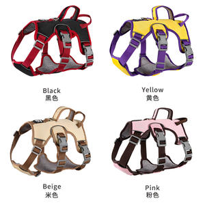 Desain <span class=keywords><strong>anti</strong></span>-pecah tiga tahap Premium tali tarik ganda dan berbagai pilihan warna <span class=keywords><strong>Harness</strong></span> anjing - Product Image 5