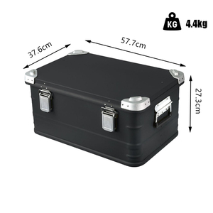 Large Capacity <strong>Camping</strong> Travel Sundries <strong>Storage</strong> <strong>Box</strong> Stackable Aluminum <strong>Storage</strong> Case <strong>Box</strong> - Product Image 4
