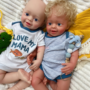 Poupée Reborn en Silicone Intégral de 18 pouces avec Détails Pondérés, Adorable Bébé Garçon à Bouche Ouverte, Sucette Incluse, Moule de Soin pour Bébé - Product Image 2