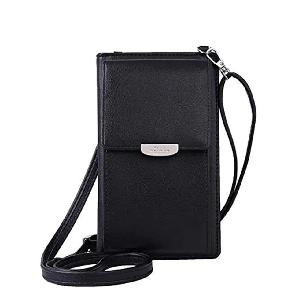 السيدات حقيبة صغيرة Crossbody حقيبة الهاتف المحمول محفظة محفظة مع بطاقة الائتمان فتحة للبطاقات محفظة