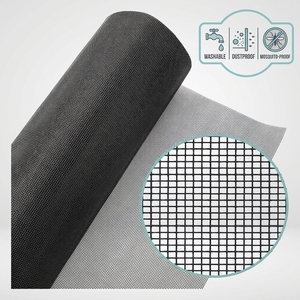 Rouleau de moustiquaire en fibre de verre de haute qualité, moustiquaire <span class=keywords><strong>rétractable</strong></span> pour porte ou écran anti-poussière pour fenêtre - Product Image 1