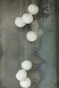 Lustre en verre fait à la main Design moderne et créatif de plumes pour <span class=keywords><strong>Restaurant</strong></span> Villa Duplex Escalier suspendu au milieu - Product Image 3