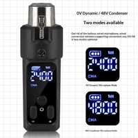 Convertisseur filaire/sans fil BHA 206 pour microphone, réception et transmission de signal, réponse en fréquence 20Hz-20kHz pour diffusion en direct et scène