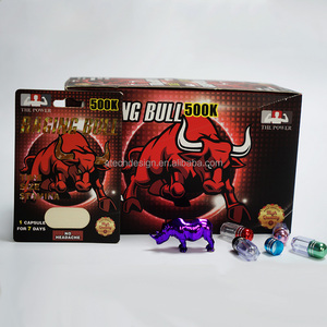 Luxury Gold Foil Rhino Style Supplement <b>Packaging</b> Box Custom <b>Printed</b> Pill Card Box <b>and</b> Capsule Blister Wholesale - Product Image 4