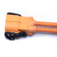 Connecteur DC HVIL à alimentation directe modèle YRL-808-002 Luckyconnectors 800 3 broches 120A 125A Haute tension Interlock PA66 Orange Zinc