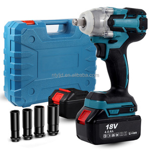 300Nm Logo personalizzato 21V Brushless Cordless chiave a percussione resistente ad alta coppia strumento di chiave <span class=keywords><strong>elettrica</strong></span> per la riparazione di auto automobilistiche - Product Image 2