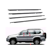 Garniture de fenêtre de voiture de qualité originale pour LAND CRUISER PRADO FJ120 LC200 2003-2009 Accessoires extérieurs