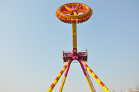 Vente flash Manèges de parc d'attractions Manèges à sensations fortes 23 places Grand manège frisbee à vendre