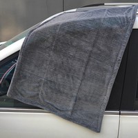 En gros, Chiffons et serviettes de séchage en microfibre à boucles torsadées 600 1200 Gsm pour le lavage, l'entretien et le detailing automobile